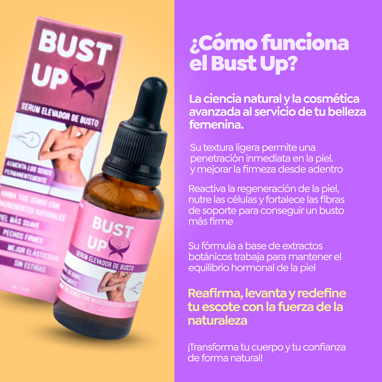Bust Up REVOLUCIÓN: Despierta tu Sensualidad y Siéntete Femenina y Segura (Busto Redondo sin Cirugía)